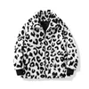 Parkas en duvet pour hommes PR 2022 laine imprimé léopard hiver Harajuku homme Streetwear Hip Hop Style coréen vestes Phin22