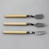 Stainless Steel Drawing Tools Oil Painting Knives Art Palette Scraper Artist Knife Craft Tool DH8886