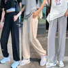 Dames Broek Capris Sports Casual Solid Sweatpants Woman All-Match Hoge Taille Losse Lange Broek Dames Mode Zomer Pocket Ademend