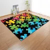 Carpets Three-dimensional Colorful Cool Carpet Living Room Decorative Non-slip Mat Bedroom Decoration Rug Bath Mats Doormat 3D