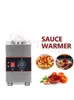 Electric Stainless Steel Fruit Jam Heat Preservation Commercial Chocolate Heater Sauce Warmer Cheese Warming Machine