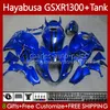 1300cc Hayabusa para Suzuki GSX-R1300 GSXR-1300 GSXR 1300 CC 74No.26 GSXR1300 1996 1997 1998 1999 2000 2001 GSX R1300 2002 2003 2004 2005 2006 2007 Blue Lustroso