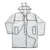 Vestes pour hommes Poncho de pluie à bord allongé flexible et pratique EVA Unisexe Imperméable à capuche pour la randonnée