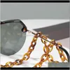 眼鏡aessoriesyeeglassesチェーンブラウンアクリルサングラスノンスリップネックヨーロッパアメリカシンプルファッションマスクチェーンアーセッスリー