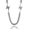 Hip Hop Chains Stainless Steel Curb Cuban Necklaces For Men Women Silver Link Chain Chokers Solid Metal Jewelry