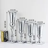 Vases 10PCS Tabletop Vase Wedding Flower Vase/Stand Table/Wedding Centerpieces Silver Flowers/Floor For Party Decoration GTHP027