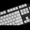 طلقة مزدوجة PBT Keycap 108 Key ANSI Layout OEM الشخصي الخط الأسود Keycaps الألعاب الميكانيكية لوحة المفاتيح MX