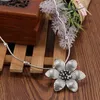 Kvinnors Enkla Blommor Tibetansk Silver Hänge Halsband Fashion Gift National Style Kvinnor DIY Necklace Pendants