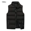 Hommes gilet veste hommes automne chaud sans manches vestes mâle hiver décontracté gilet grande taille e Homme marque vêtements 210925