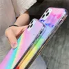 Lovecom Glitter Stars Gradient Rainbow Case för Xiaomi RedMi Not 10 10s 9 9s 8 mi 10t Pro Poco X3 Pro NFC M3 Mjukt telefonkåpa