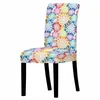 Chair Covers Bohemia Universal Stretch Cover Big Elastic Seat Painting Slipcovers Restaurant Banquet Home Party