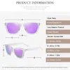 Vengom damer varumärkesdesigner polariserade solglasögon män utomhus anti-glare glasögon