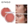 O.TWO.O Bouncy Blush Matte Make Lichtgewicht Gezicht Blusher Natural Rouge Cheek Perzik Contouring voor Cosmetica