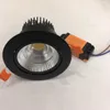 90 mm rozmiar wycięcia 4PCS 10 W jasny wpuszczony biały w dół LED Cob Spot Light Dekoracja Lampa sufitowa AC 85-277V 3YARS Lights