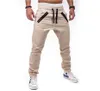 Pantaloni da uomo moda casual pantaloni larghi sportivi elastici legati corsa fitness allenamento basket hip hop