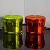 Unique 6 Colors Sharpstone Version Herb Grinders Smoking Accessories 63mm OD 4 Layers Aluminum Alloy Herbs Grinder Tobacco Crushers
