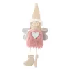 Juldekoration Hängande plysch Angel Doll Pendant Xmas Tree Ornaments Holiday Party Decor New Year Gift JJB11252