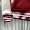 Baseball Coat Uniform Fashion High Quality Single Breasted Warm Jacket Par Kvinnors Kvinnor Kvinnor 2 Färger
