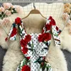 女性のファッションセクシーなノースリーブ服夏の水玉模様のプリントスリムフィッシュテールドレス原宿韓国のヴェスティドde Mujer S698 210527