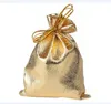 100pcslot Gold Color Packaging Booles Bolsas para mujeres Regalo de regalo de moda de bricolaje W389857745