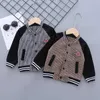 Spring Autumn Baby Outwear Boys Coat Children Girls Clothes Kids Ball Infant Sweatershirt Toddler Jacket SUIT 0-5 Years 211011