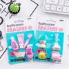 30 sets 120pcs Cute Bathroom Set Pencil Erasers for Office School Creative Stationery Supplies Correction Tool Kawaii Kids Prize Gifts eraser lot