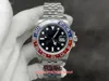 Temiz Fabrika Mükemmel Sürüm Saatler 40mm GMT 126710 126710BRO Pepsi Cerachrom Bezel Cal.3285 Hareketi Mekanik Otomatik Erkek İzle Erkek Saatı