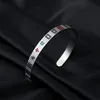 Bangle Zyzq Fashion Classic Chinese Mahjong voor vrouwen Men Creatieve persoonlijkheid Fortuin Roestvrijstalen armband eenvoudige sieraden