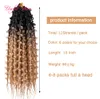 18 "Polegada Caixa Borboleta Locais Cabelo Crochet Ombre 1B 27 30 # Cor Senegalesa Senegalesa Crochet Caixa de Torção Tranças Bloqueios Butterfly Cheveux