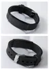 Custom Id Name Silicone Identification Bracelet Men Punk Fashion Lovers Black Engrave Logo Bracelets For Women Friends Gift