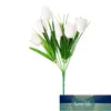 Dekorativa Blommor Kransar Konstgjorda 1PC 6 Gaffelhuvud Simulering Tulpaner Silke Blommande Rose Fake Heminredning # G Fabrikspris Expert Design Kvalitet Senaste stil