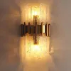 Art Deco Glass Wall Lights Modern Bedroom Lamp AC110V 220V Gold El Corridor Fixtures Lampor