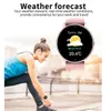 ZL02 SMART WACK Män i realtid Väderprognos Aktivitet Tracker Heart Rate Monitor Sports Ladies Smartwatch Women Android iOS