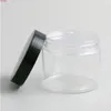 Nouveau 20 x 180 ml vides clairs contenants de pots en PET avec couvercles en plastique 6 oz transparent en plastique cosmétique Contaier sealgood
