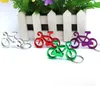 Söt cykelcykelmetall ölflaskaöppnare Keychain Key Ringar för Cyklar Lover Biker Gift