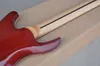 Factory Custom 5 Strings Electric Bass Guitar with Birds Inlays,2 Pickups,Can be customized