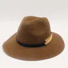 Stingy Brim Hats Brand 2022 Ladies Sun Hat Fashion Casual Women Straw Summer Beach Wholesale Stylish Cap