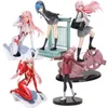 28 cm DARLING in the FRANXX Anime Figure Zero Two 02 Action Figure DARLING in the FRANXX Ichigo Figurine Modello da collezione Giocattoli H0824