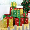 Noel Hediye Paketi Kutusu Mağazası Süper Sahne Dekorasyon Kar Tanesi Şeker Sarma Çikolata Ambalaj Yeni Yıl Çocuk Hediyeler Çanta Parti Malzemeleri