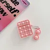 Nouvel étui Airpods pour Airpods Pro Air Pod 1 2 gen AirPod Push Pop it fidget Étui en silicone souple airpod 2 3 pro Candy Housse pour casque avec sangle