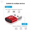 USB-A 3.0 Typ C till USB Male Converter Adapter Data Charger Converter för Samsung Huawei Xiaomi Android Telefon