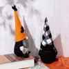 Accesorios de decoración de Halloween Ghost Festival Rudolph Gnomes Muñeca sin rostro Tienda Ventana Adornos de pie Decoraciones para fiestas w-00771
