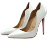 Обувь для женщин невесты насосы бренда высокий каблук красный блестящий черный обнаженный патент и сумка вечеринка свадьба 220207