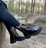 Stiefel Vinapobo Frauen Winter Motorrad Für Echtes Leder Schnüren Knöchelschuhe Frau Plattform Reißverschluss Sportschuhe