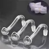 Tuyau de brûleur à mazout en verre Pyrex épais de qualité supérieure 10mm 14mm 18mm mâle femelle banger à l'huile en verre ultra-pas cher clou pour bang à eau