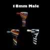 High quality 14mm bowl and 18mm glass bowl Male Joint Beautiful Slide handle bowl piece smoking Accessories For Bongs Water Pipes