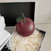50pcs sacs de messager femmes PU pomme forme plaine fermeture éclair Min bandoulière chaîne sac mélange couleur