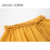Jocoo Jolee Sexy Back Lace Up Women Romper Suit Beach 2 Piece Set Kläder Solid Top och Shorts Outfits Kvinnors uppsättningar 210518