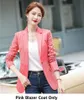 Ternos femininos Blazers Jackets formais Casar mulheres de alta qualidade de tecido Outwear Tops Blaser Plus Tamanho Elegante Listrado 2022 Inverno de outono