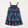 Summer 3-piece Toddler Girl Watermelon Allover Striped Slip Dresses for 3-6Y Sleeveless Cotton Dress 210528